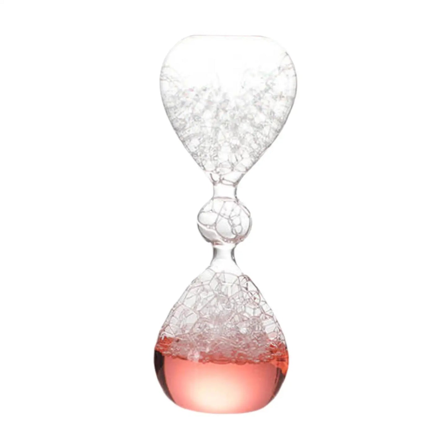 Crystal Bubble Hourglass Decor