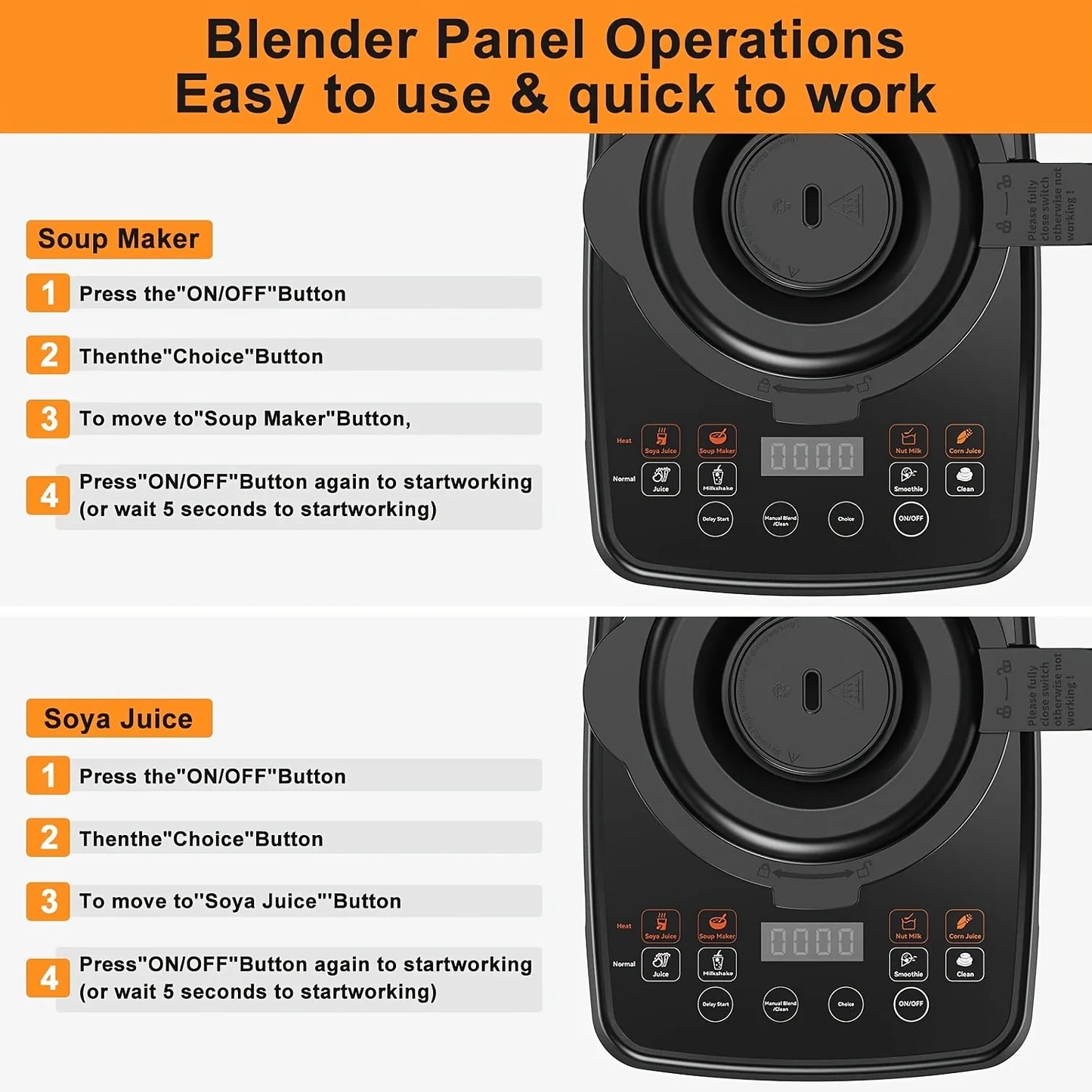 2,400-Watt Heating Blender with 55-Ounce Jar