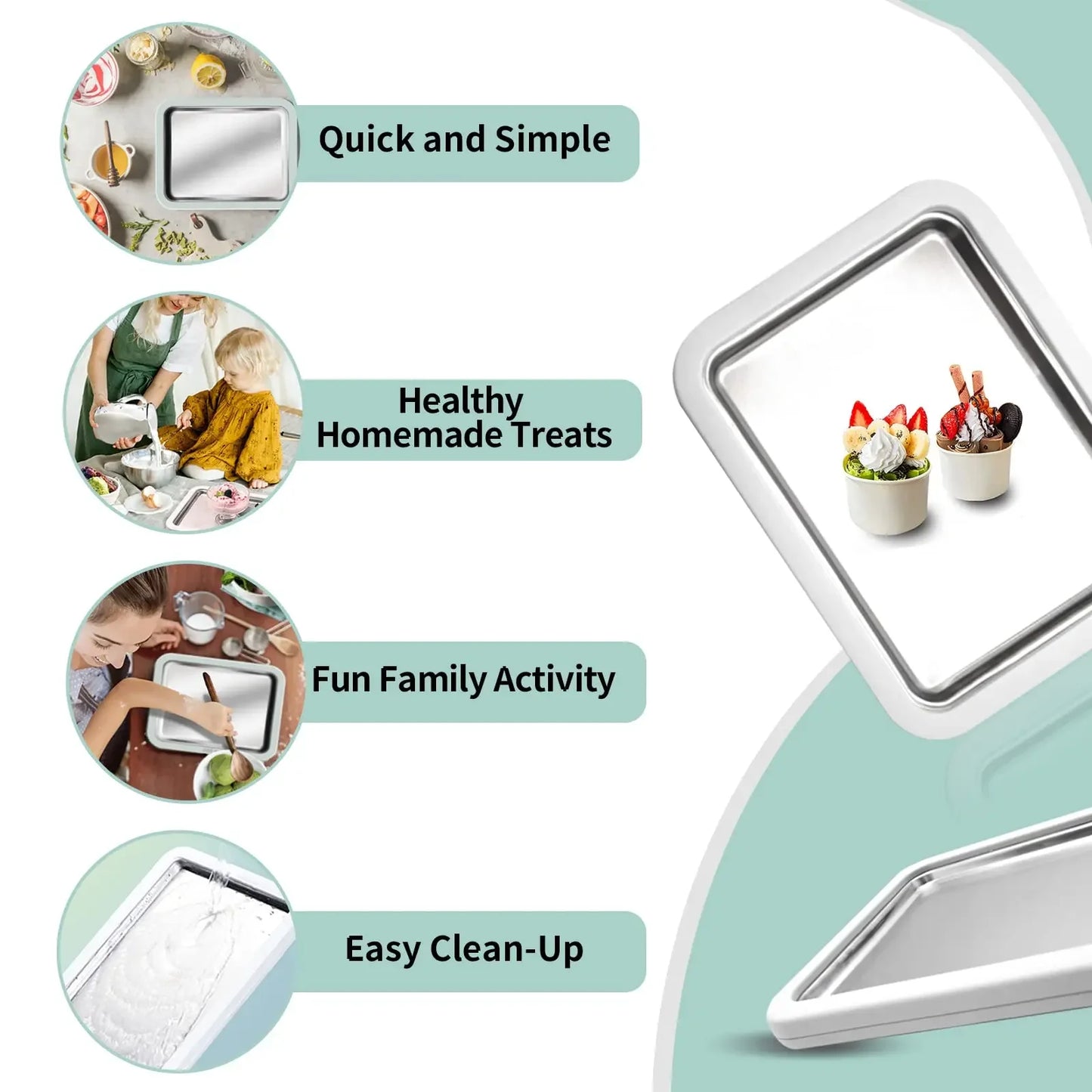 Multifunctional Rolled Ice Cream Maker