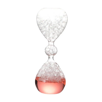 Crystal Bubble Hourglass Decor