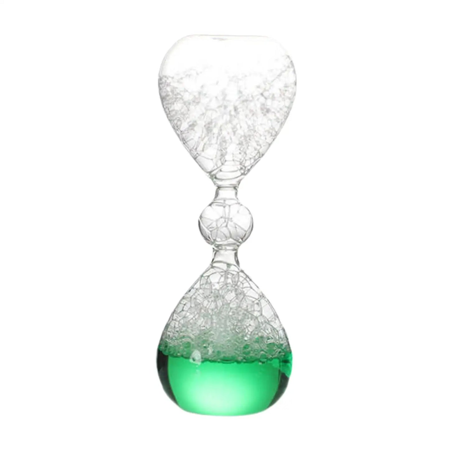 Crystal Bubble Hourglass Decor