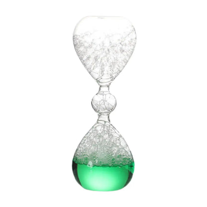 Crystal Bubble Hourglass Decor
