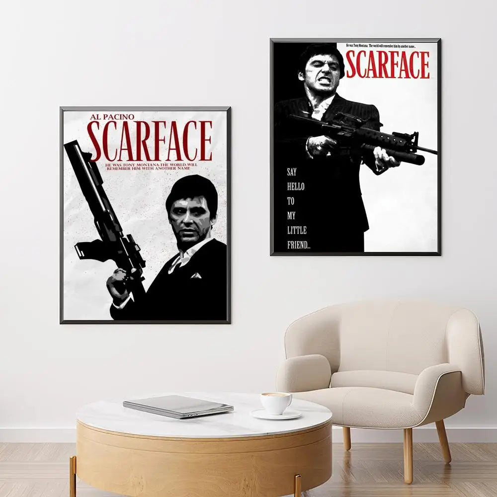 Waterproof Vintage Movie Poster Wall Decal