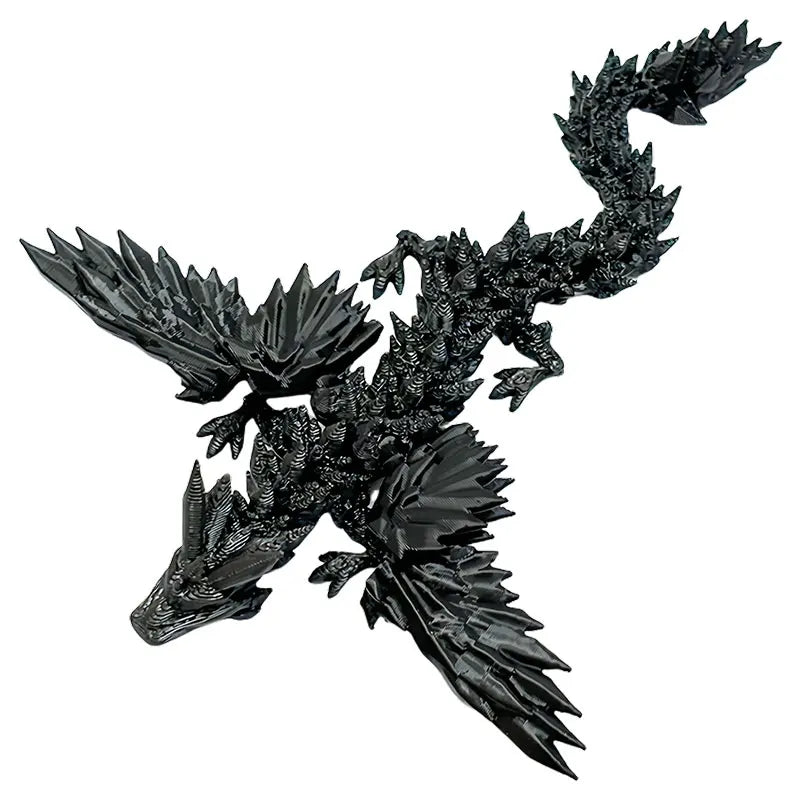 Articulated 3D-Printed Dragon Figurine