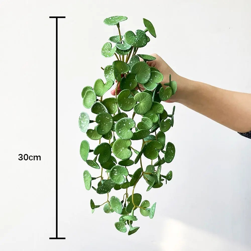 Artificial Coin Grass Wall Hanging