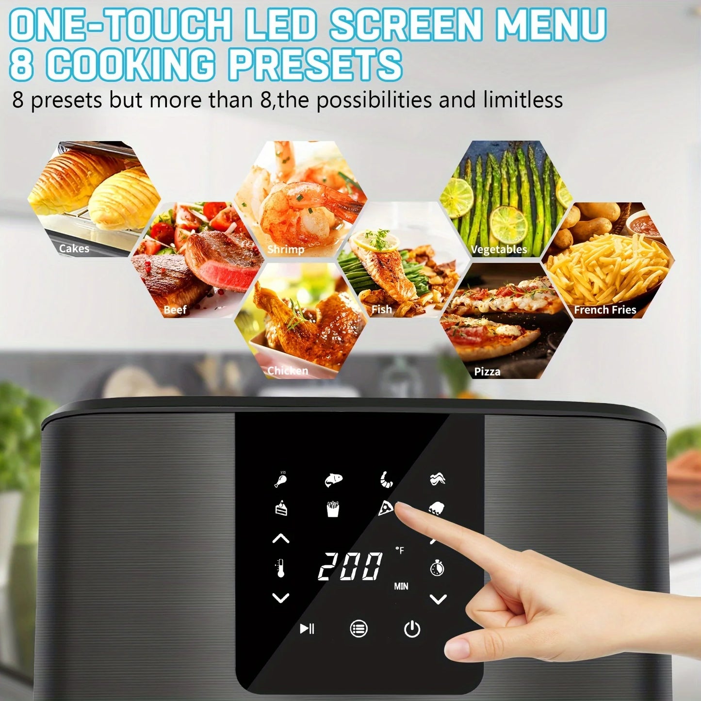 7-Quart 1,500-Watt Digital Air Fryer