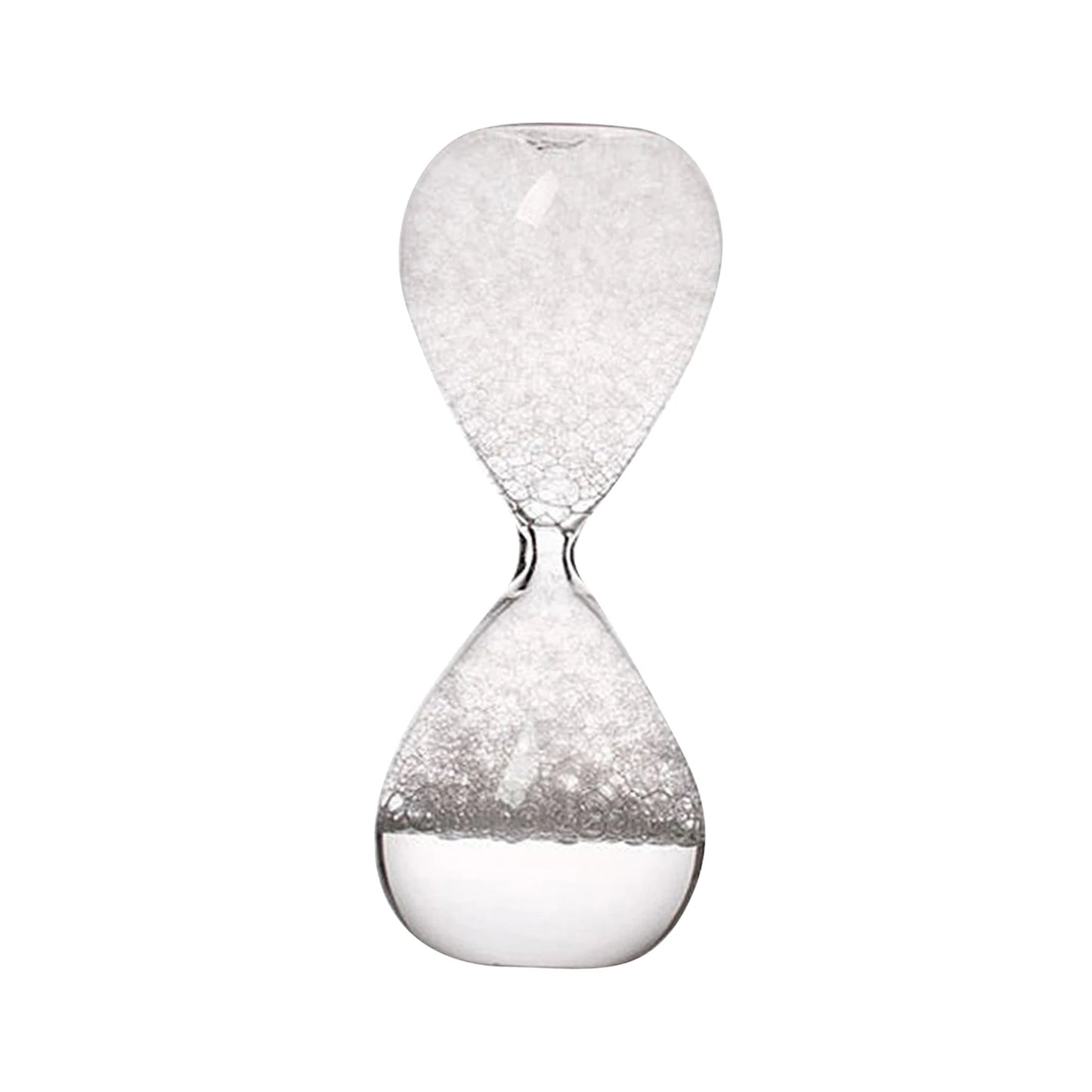 Crystal Bubble Hourglass Decor
