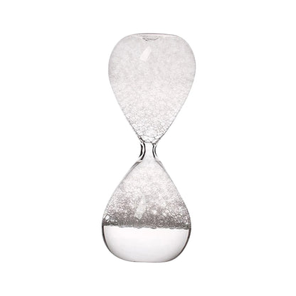 Crystal Bubble Hourglass Decor
