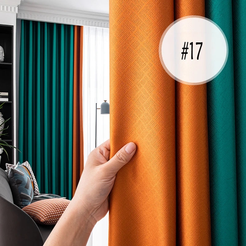 Thermal Noise-Reducing Blackout Curtains