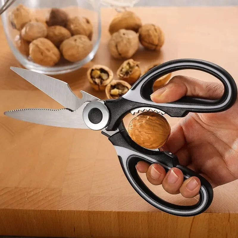 Heavy-Duty Stainless Steel Kitchen Scissors