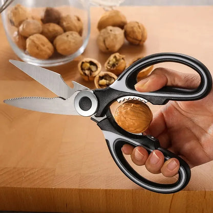 Heavy-Duty Stainless Steel Kitchen Scissors