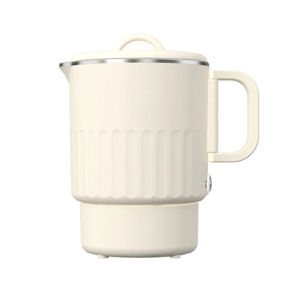 1-Liter Portable Electric Kettle with Steaming Rack