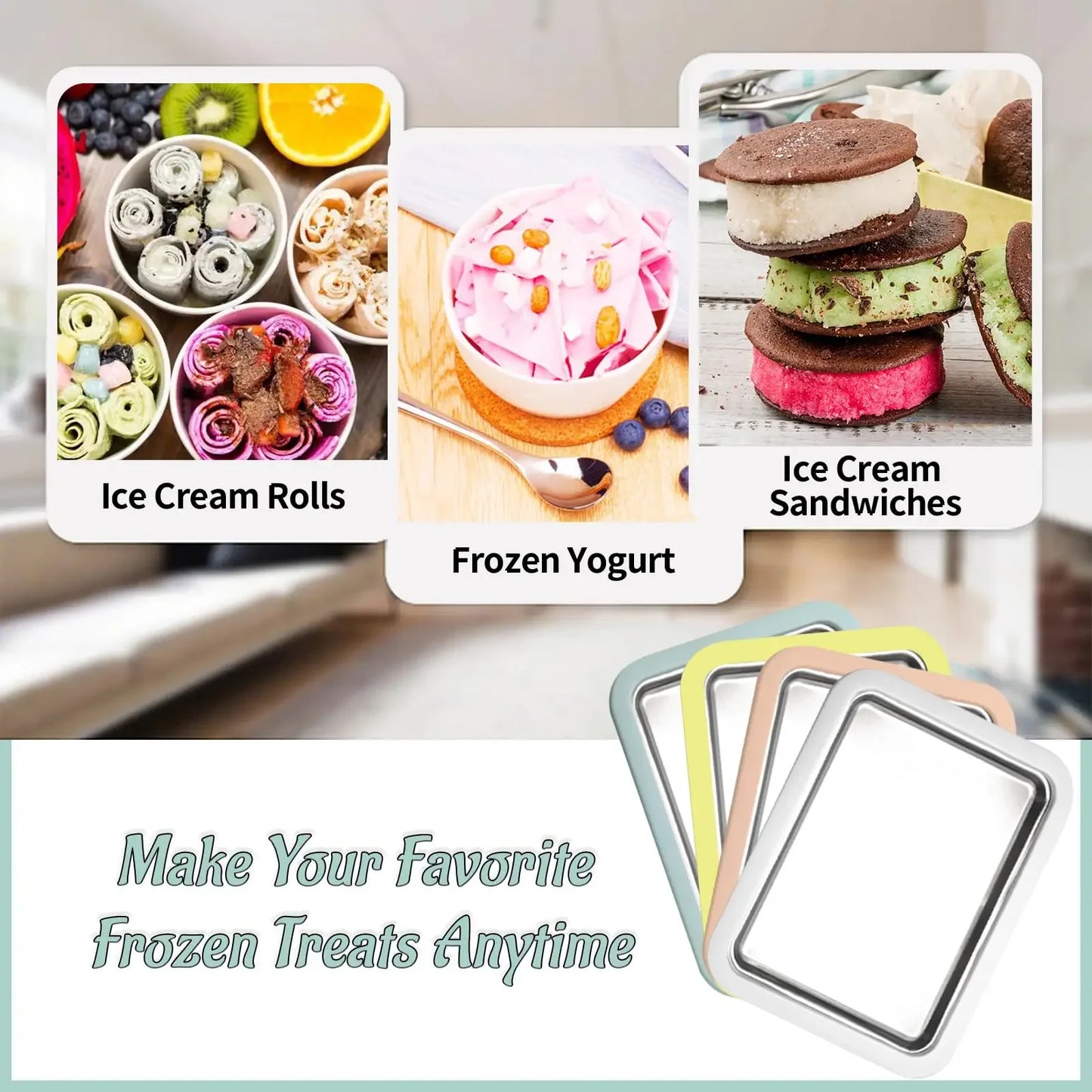 Multifunctional Rolled Ice Cream Maker