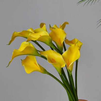 Set of 10 Artificial Calla Lily Flowers