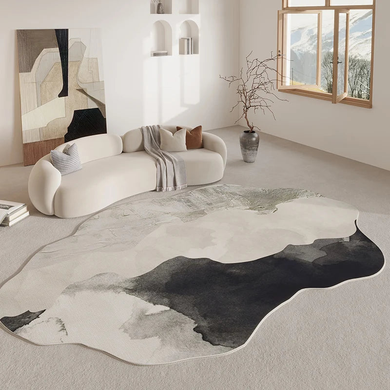 Irregular Retro Art Accent Rug