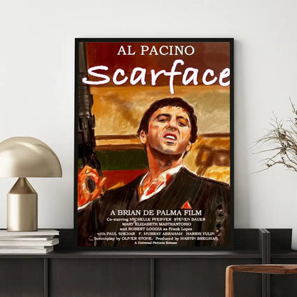 Waterproof Vintage Movie Poster Wall Decal