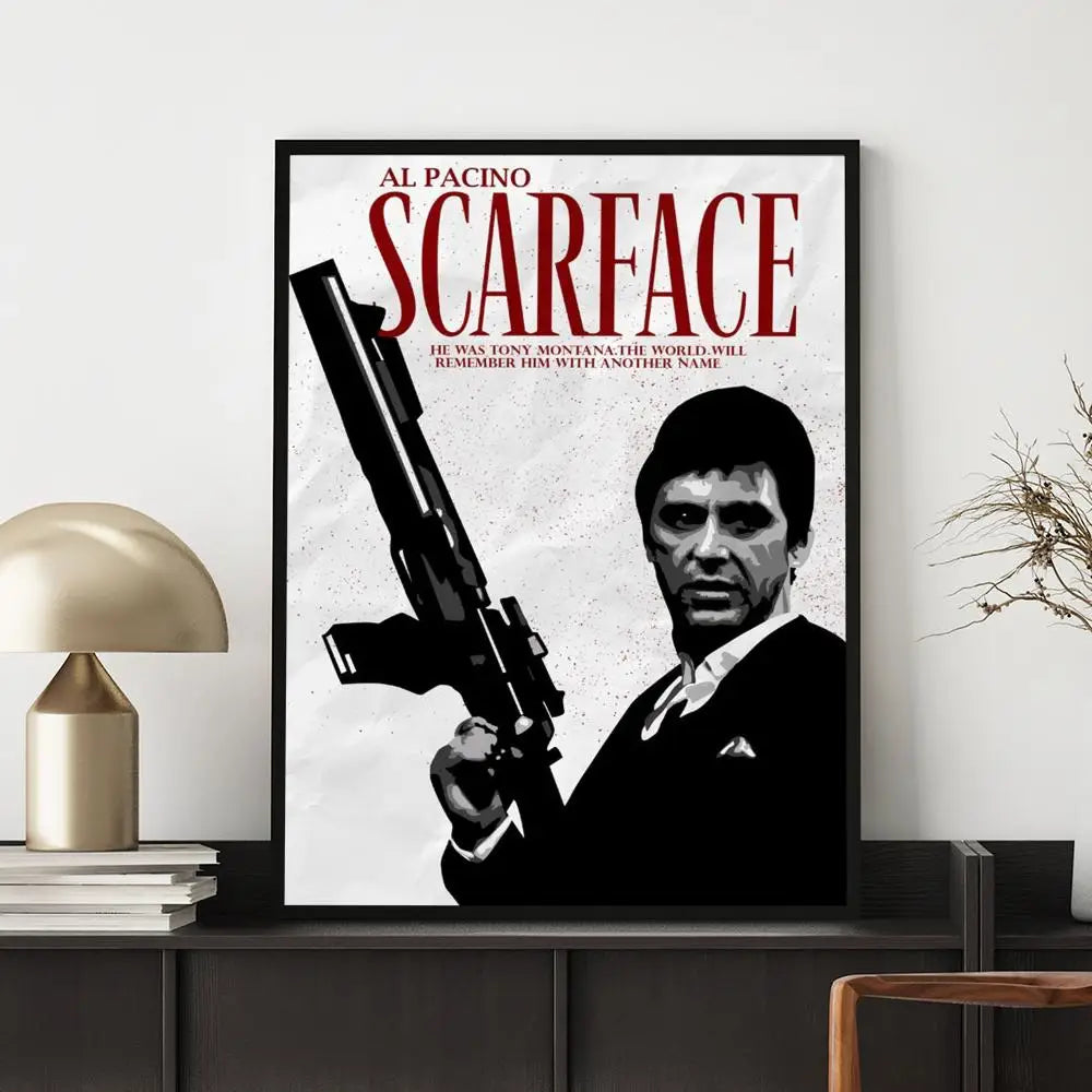 Waterproof Vintage Movie Poster Wall Decal