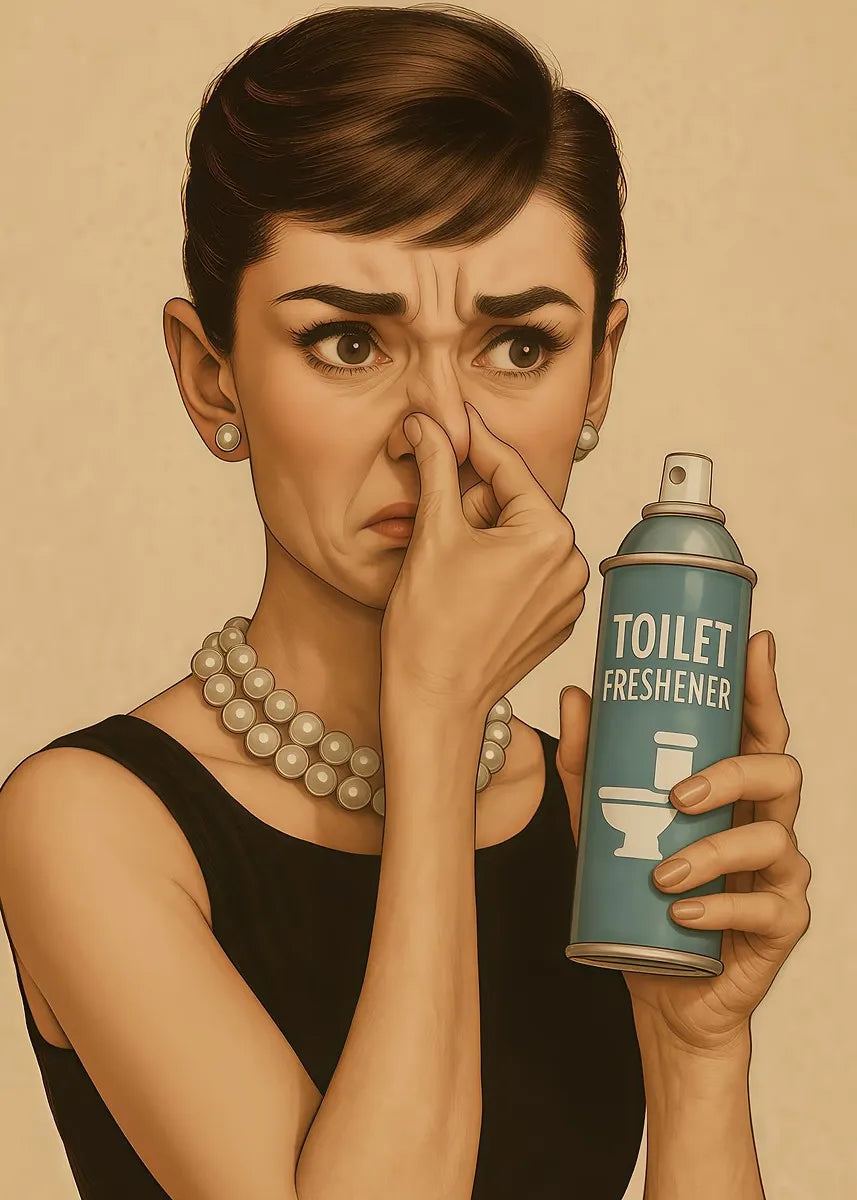 Humorous Vintage Bathroom Wall Art