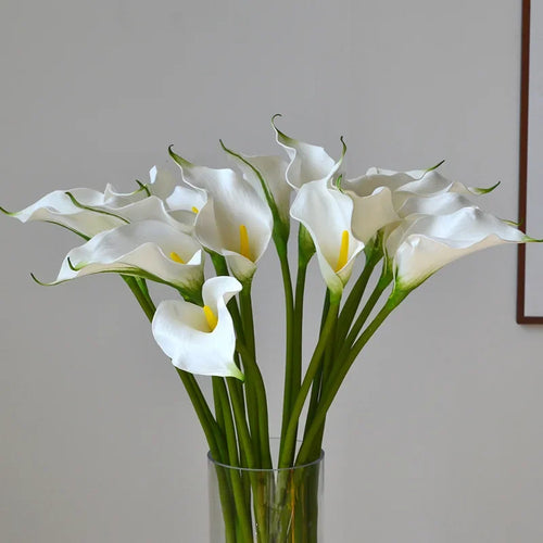 Set of 10 Artificial Calla Lily Flowers