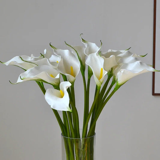 Set of 10 Artificial Calla Lily Flowers