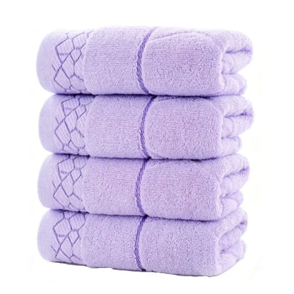 Lilac Quick-Dry Cotton Towel Set