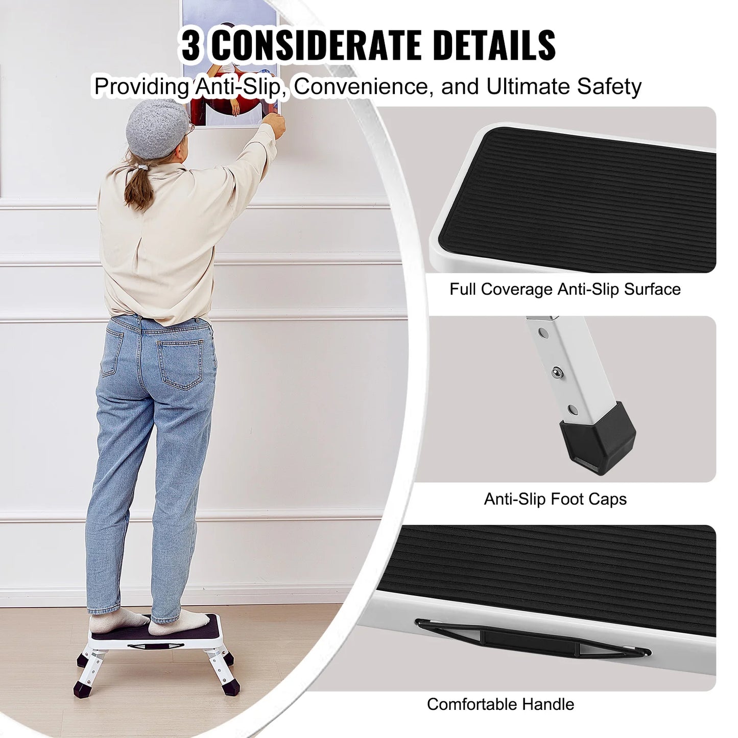 330-Pound Adjustable Non-Slip Step Stool