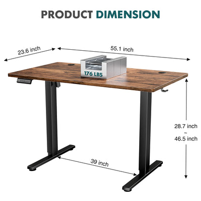 Height-Adjustable Electric Standing Desk