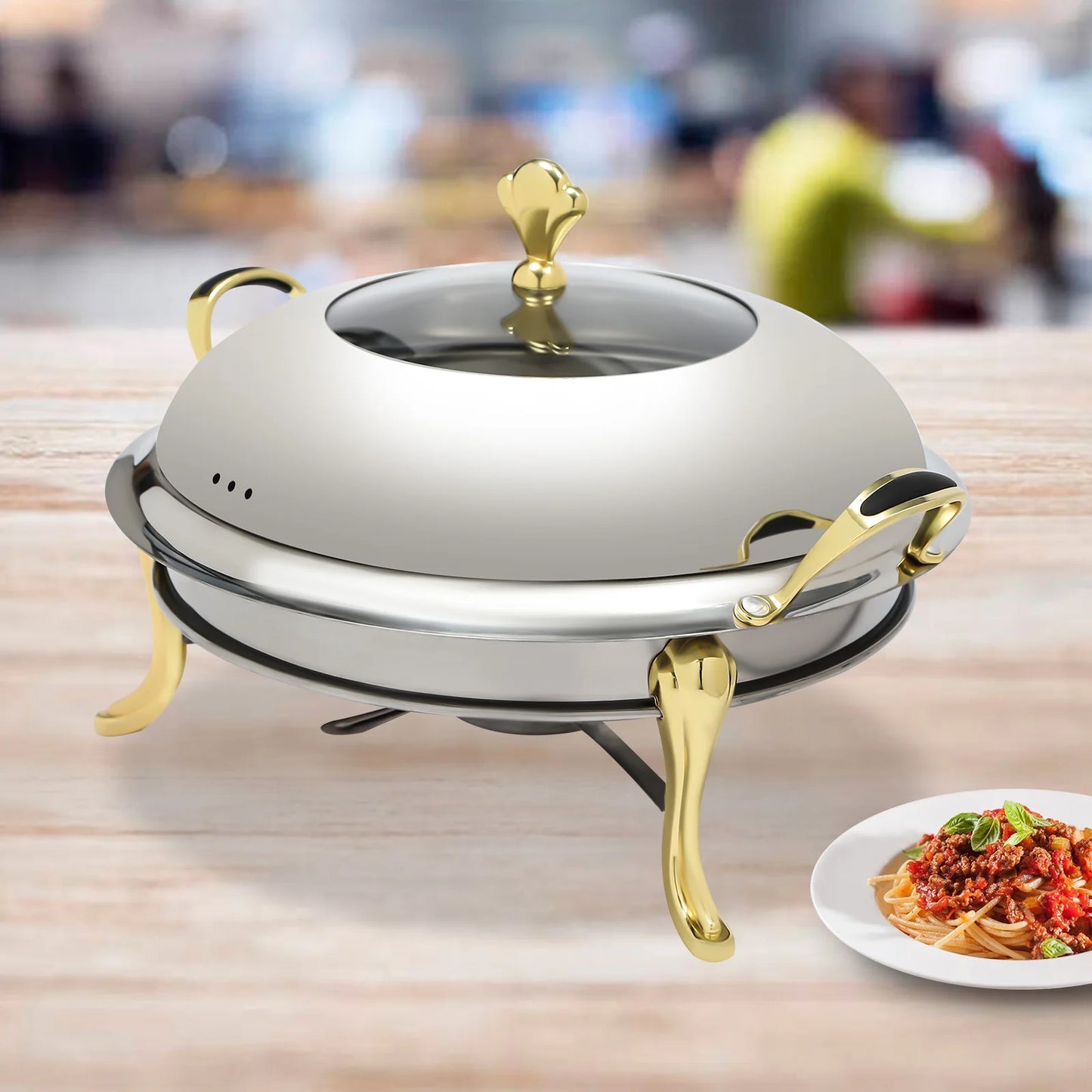 2.64-Quart Round Chafing Dish