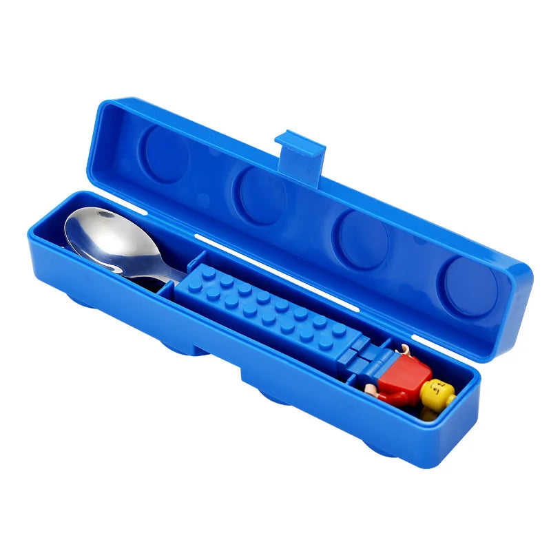 Building Block Kids’ Stainless Steel Cutlery Set