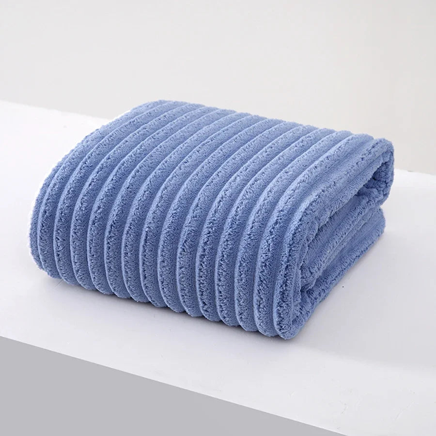 Quick-Dry Coral Fleece Bath Towel