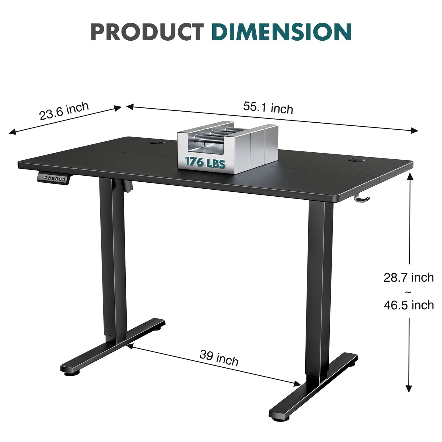 Height-Adjustable Electric Standing Desk