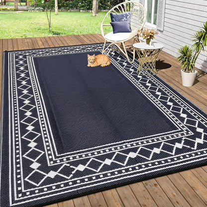 Reversible Waterproof Straw Rug