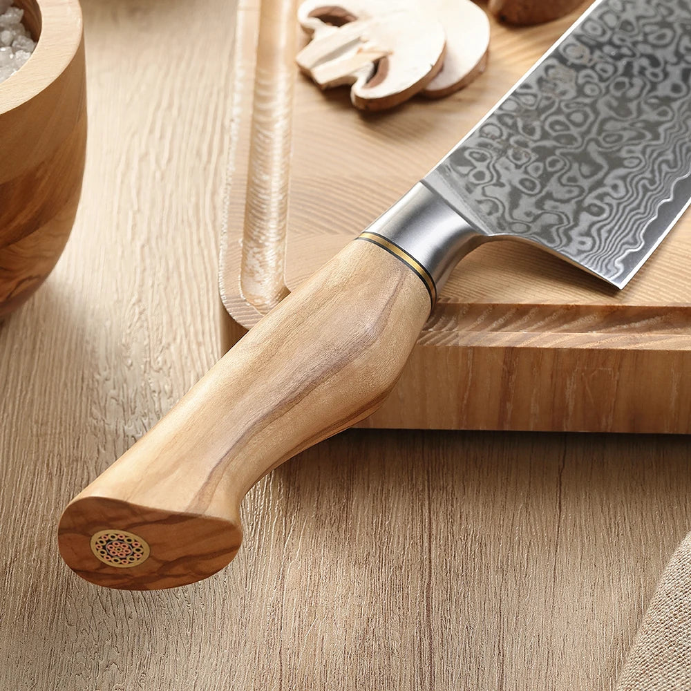 Damascus Steel Kitchen Knife Set