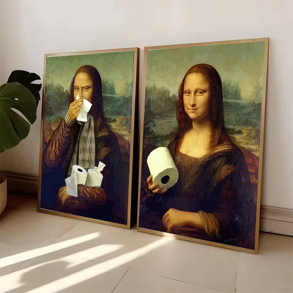 Humorous Vintage Bathroom Wall Art