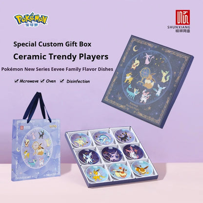 Anime-Inspired 9-Piece Ceramic Dinnerware Set