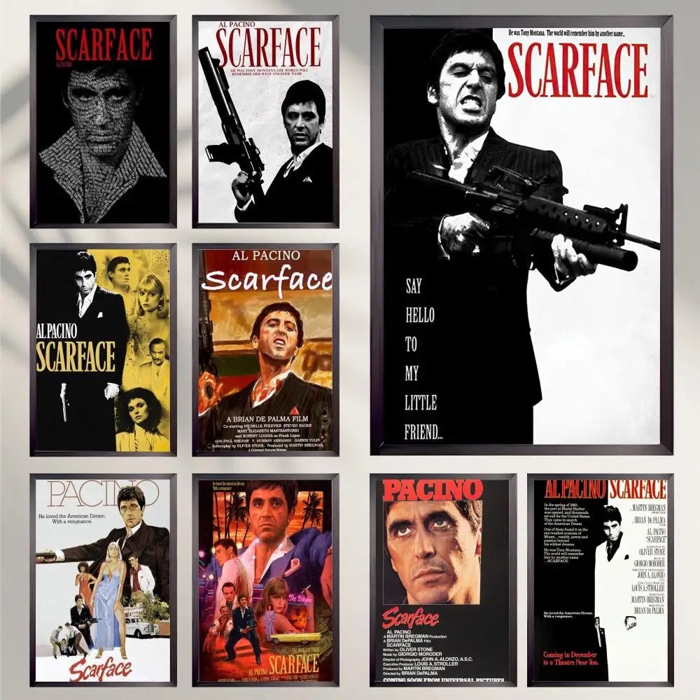 Waterproof Vintage Movie Poster Wall Decal