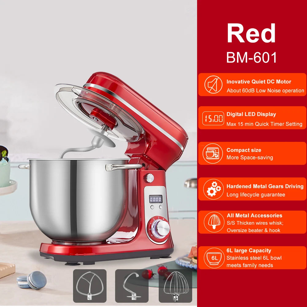 6-Liter 1,200-Watt Stand Mixer