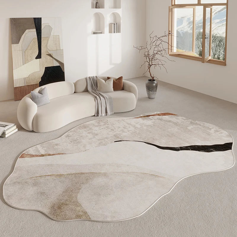 Irregular Retro Art Accent Rug