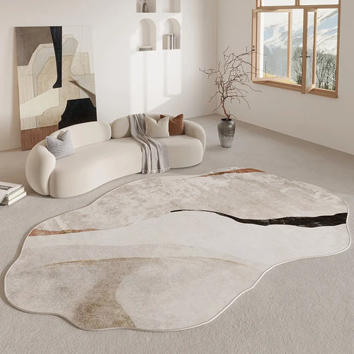 Irregular Retro Art Accent Rug