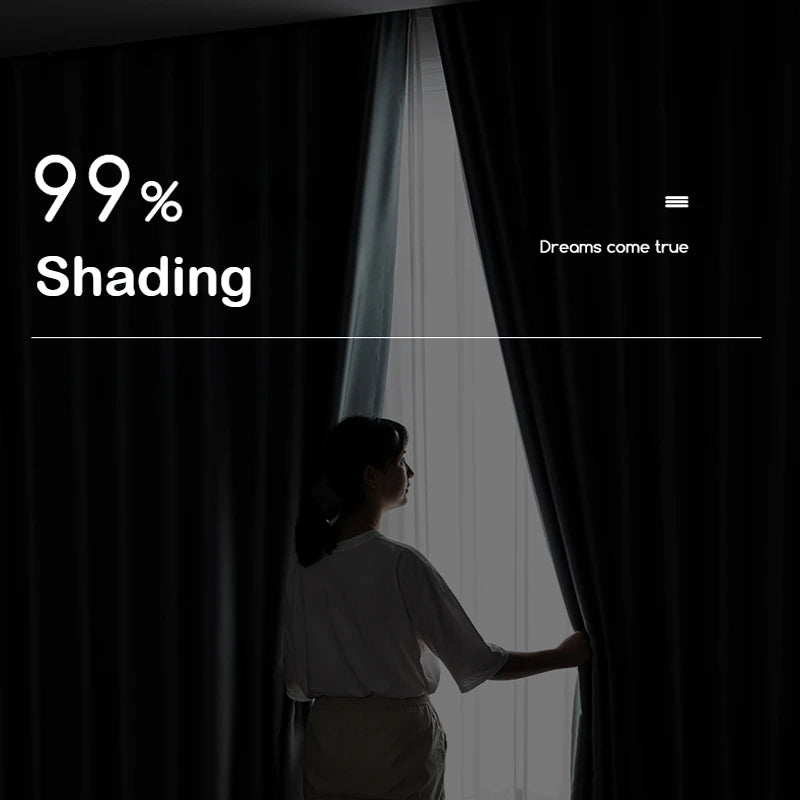 Thermal Noise-Reducing Blackout Curtains