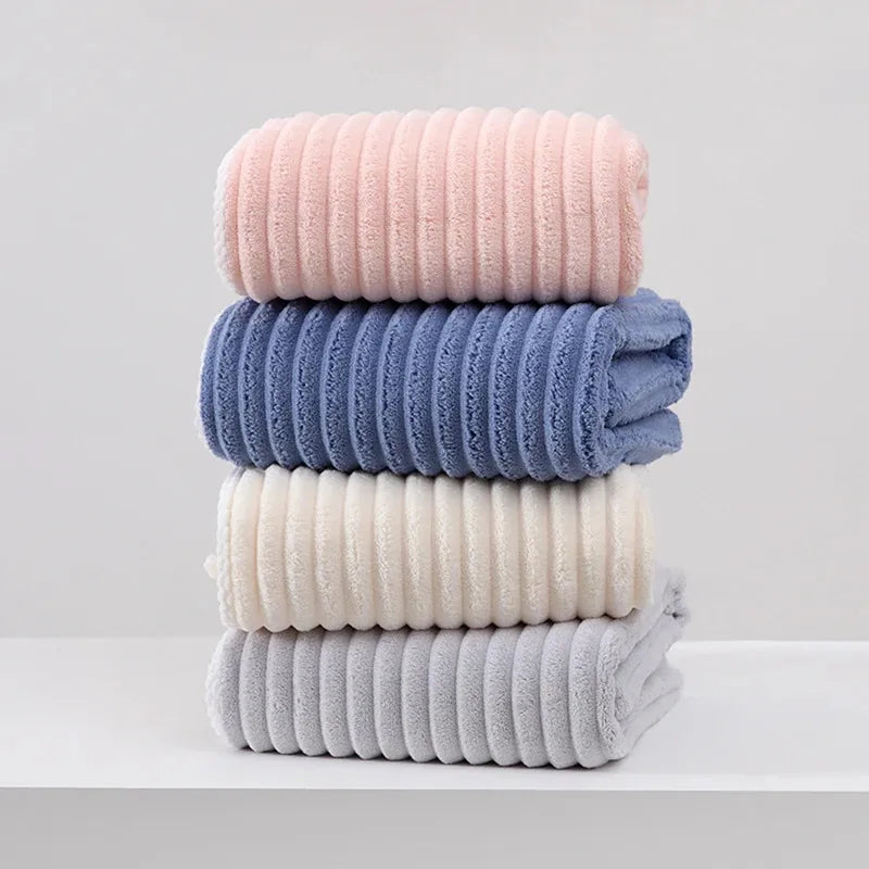Quick-Dry Coral Fleece Bath Towel