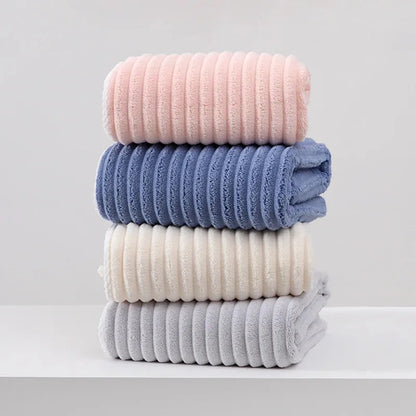 Quick-Dry Coral Fleece Bath Towel