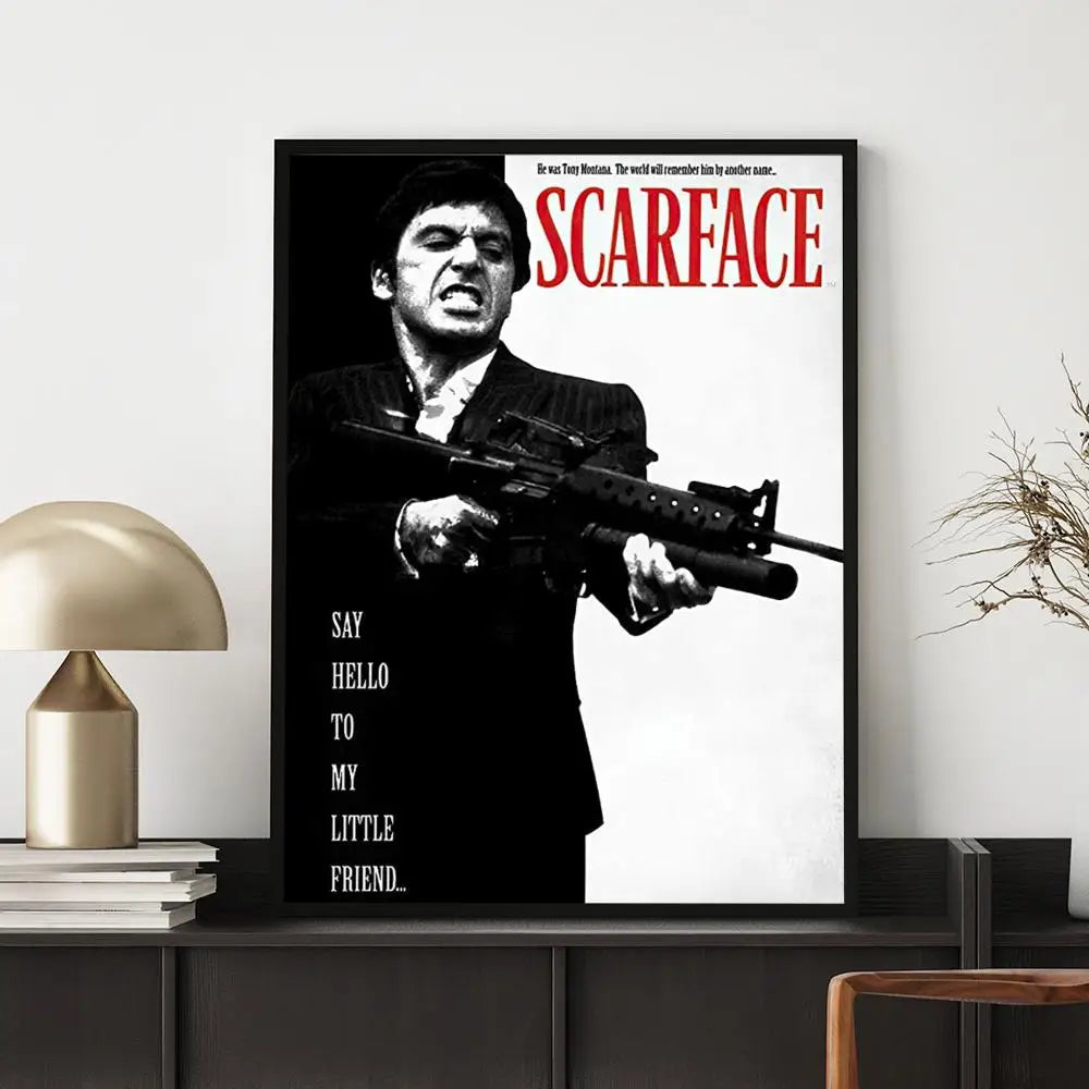 Waterproof Vintage Movie Poster Wall Decal