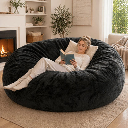 39.4 x 39.4 x 23.6-Inch Memory Foam Beanbag Chair