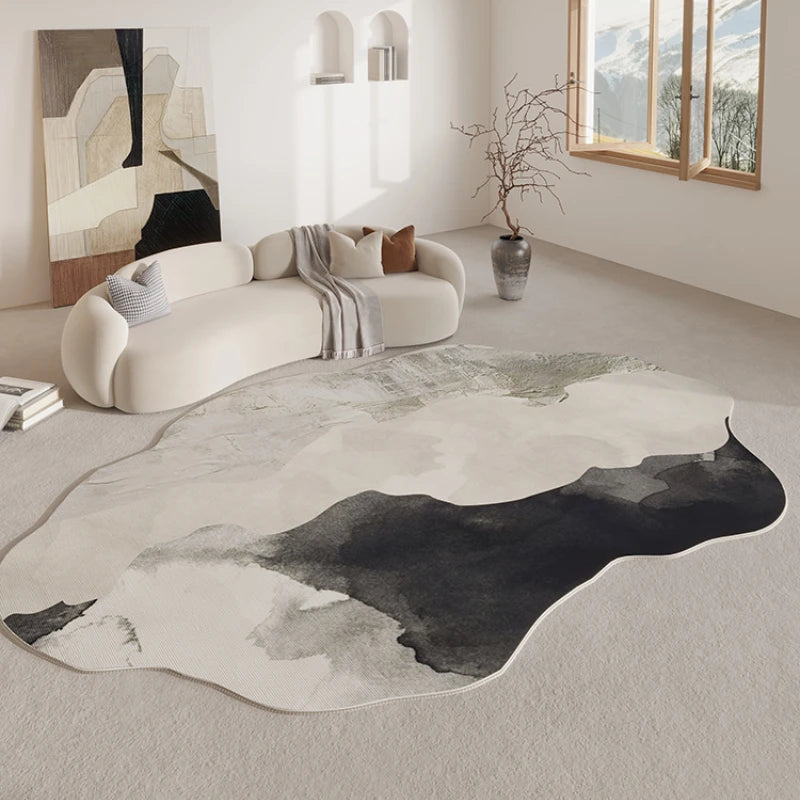 Irregular Retro Art Accent Rug