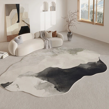 Irregular Retro Art Accent Rug