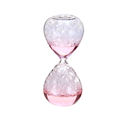 Crystal Bubble Hourglass Decor