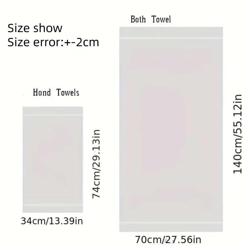 Lilac Quick-Dry Cotton Towel Set