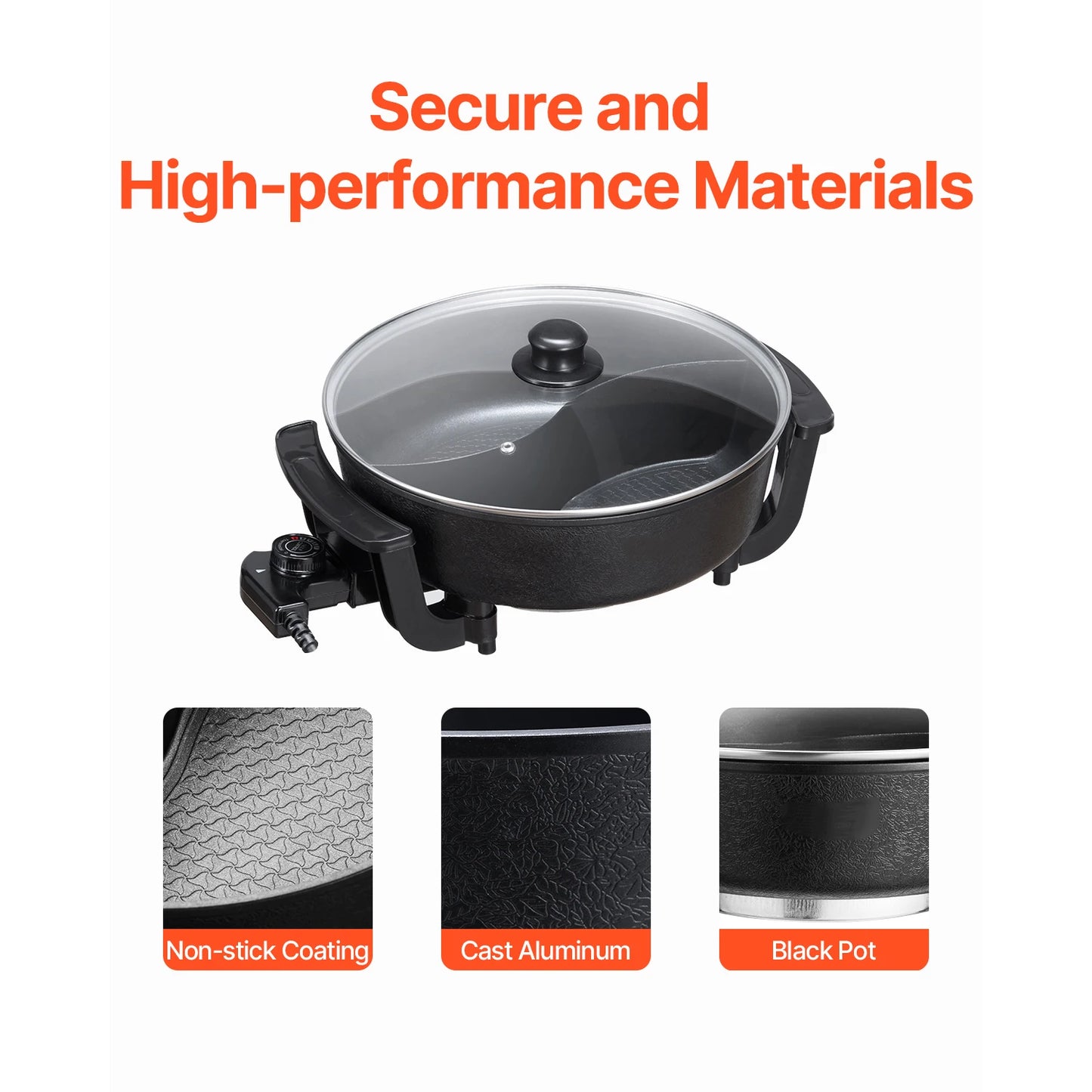5-Liter Dual-Flavor Electric Hot Pot