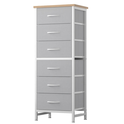 Six-Drawer Fabric Storage Dresser